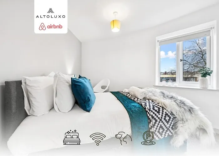 Apartman Modern & Cozy Single Single - Shared House In By Altoluxo Short Lets & Serviced With Free Wifi And Parking *
