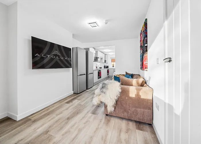 Modern & Cozy Single Single - Shared House In By Altoluxo Short Lets & Serviced With Free Wifi And Parking アパート ブリストル