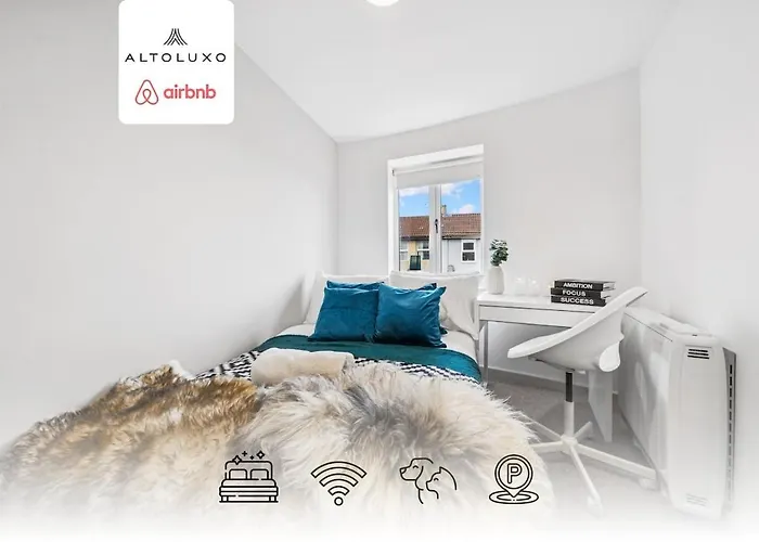 Modern & Cozy Single Single - Shared House In By Altoluxo Short Lets & Serviced With Free Wifi And Parking アパート ブリストル